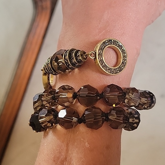 COPY - HEIDI DAUS Crystal/Beads Wrap/Necklace - Picture 11 of 16